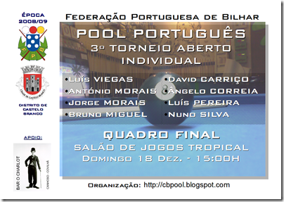 3º OPEN - QUADROFINAL