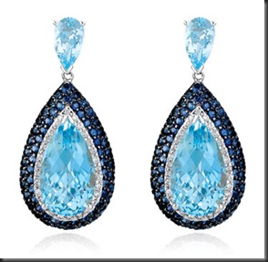 Topaz-diamond-earrings