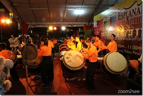 Drum Performance at Esplanade