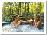 Enjoy a Dip in the Private Hot Tub
