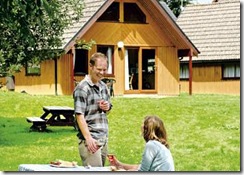 Christmas Log Cabin Breaks