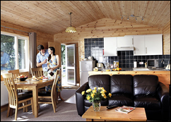 Stylish, Modern and Comfortable Log Cabin Accommodation