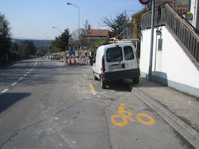 Chemin des Seillères : piste impraticable. Photo : Lionel