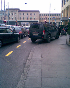 "Je vais faire les courses aux Cygnes et je parque mon gros SUV sur la piste cyclable »… Photo: dani