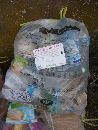 Sac et autocollant de refus