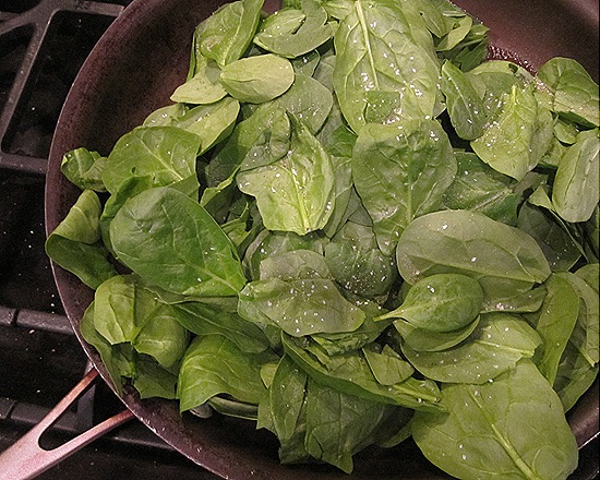 Pre-Wilted Spinach