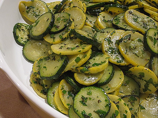 Summer Squash with Fresh Herbs