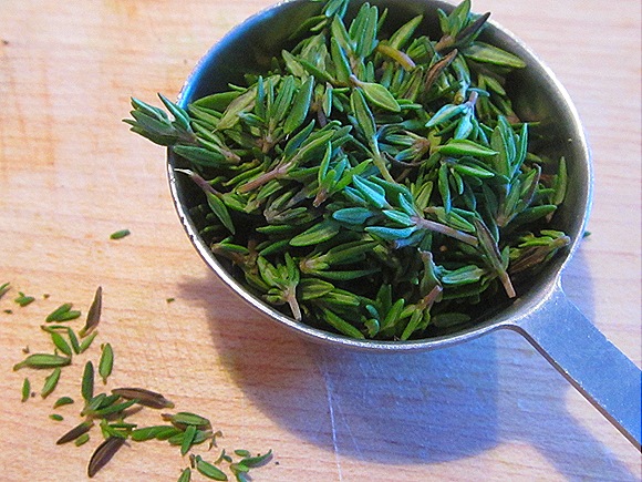 A tablespoon of thyme