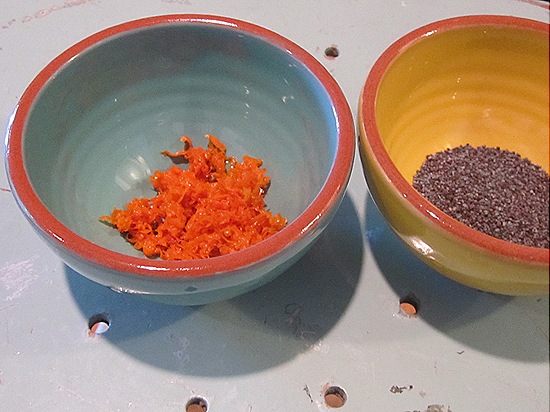 Orange Zest & Poppy Seeds