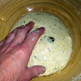 Oil dough ball so no skin will form while resting/rising/proofing dough