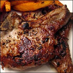 Thumbnail image for Coffee-Molasses Glazed Pork Chop