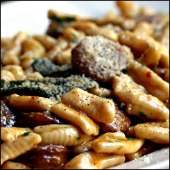 Thumbnail image for Recipe: Cavatelli with Sausage