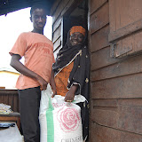  &ndash; Members of family receiving Rice for Christmas.......© 2007 NHA photos