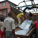  &ndash; loading roof zinc to Freetown truck …. © 2008 NHA Photos