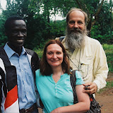  &ndash; Pa Foday, Vicki and Fr. Seraphim (James B. Mansaray, photographer)