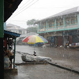  &ndash; The heavy rain in Makeni, Sierra Leone. Picture taken during a stop on the way to visit the construction work at Nazareth House School.(27 July 2007)... © 2007NHA photographs/JBM