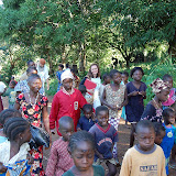  &ndash; Some of the students with Fr. Seraphim &amp; Vicki as we make our way up the hill to the school -- Sept 2007.......© 2007 NHA photos