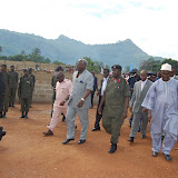  &ndash; His Excellency, Ernest Koroma walks to meet with his people......© 2008 Nazareth House Media; all rights reserved