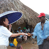  &ndash; Worm medication to ONE HUT Village.....© 2008 NHA photos