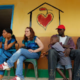  &ndash; Kadijah, Vicki, Foray-the building contractor and worker ..© 2008 September Nazareth House Apostolate Media, James B. Mansaray, photographer.
