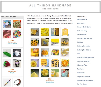 All Things Handmade - The Miniblog All Things Handmade - The Miniblog
