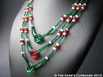 Christmas Candy Necklace by The Sage's Cupboard