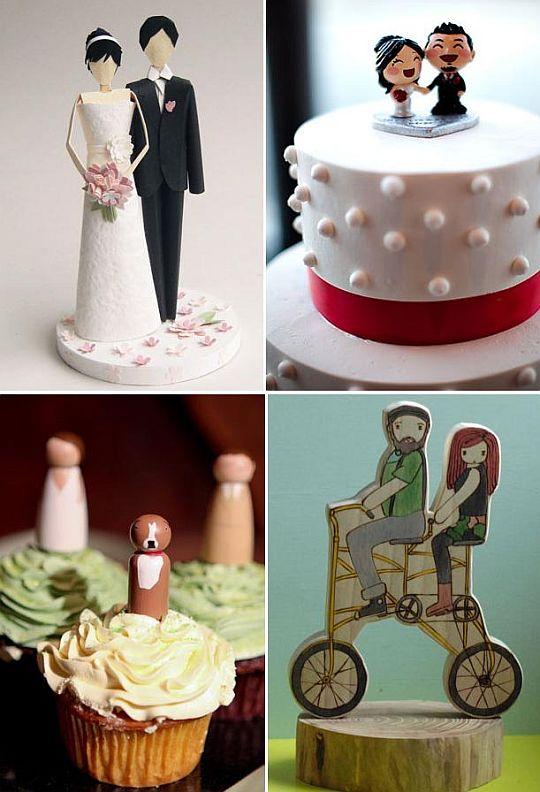 Enfeite de Bolo de Casamento