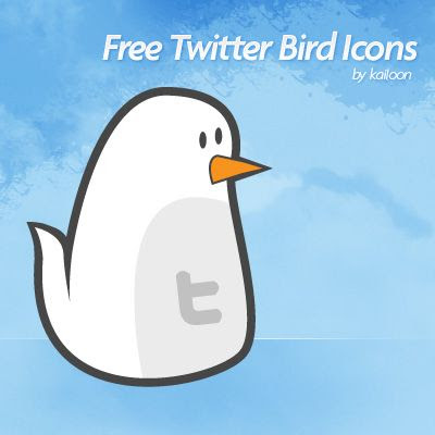 twitter birdy 25套可爱的Twitter小鸟图标