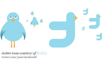 icontexto webdev social bookmark 25套可爱的Twitter小鸟图标