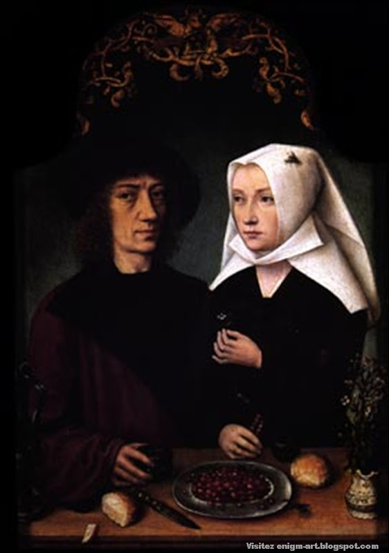 Maître de Francfort, Le peintre et sa femme, 1496 Maître de Francfort, Le peintre et sa femme, 1496