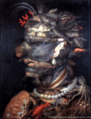 Giuseppe Arcimboldo, L'eau, 1566 Giuseppe Arcimboldo, L'eau, 1566