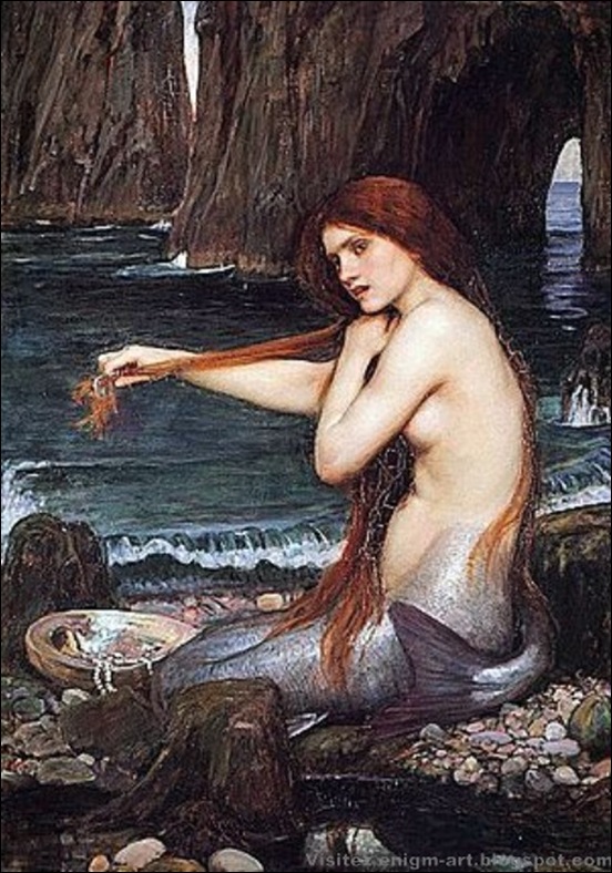  John William Waterhouse, sirène, 1901