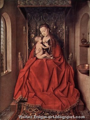 [Jan Van Eyck, Vierge allaitant l' enfant, 1436[8].jpg]