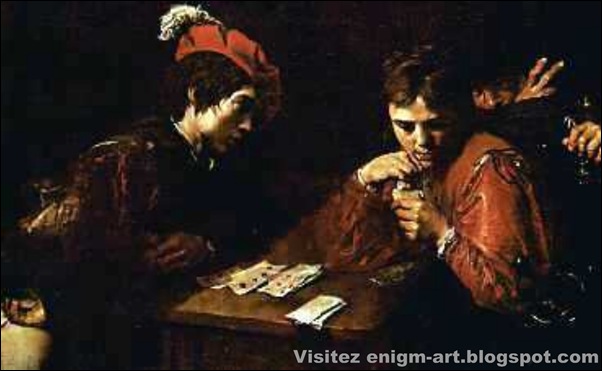 Valentin de Boulogne, Les joueurs de cartes, 1616 Valentin de Boulogne, Les joueurs de cartes, 1616