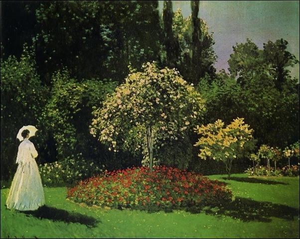 Claude Monet, Dame au jardin Claude Monet, Dame au jardin
