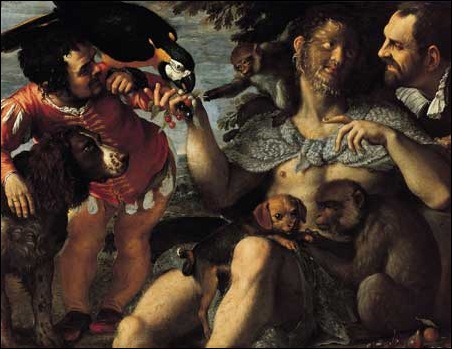 Agostino Carraci, Arrigo le poilu, Pietro le fou et Aron le nain Agostino Carraci, Arrigo le poilu, Pietro le fou et Aron le nain