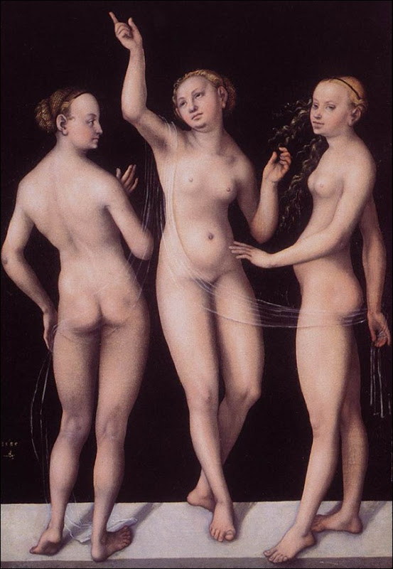 Cranach, Les trois grâces Cranach, Les trois grâces