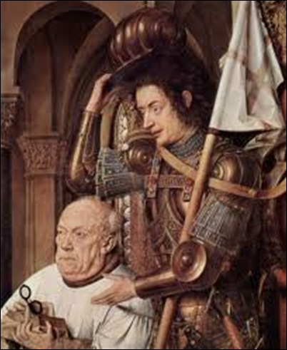 Van Eyck, La madone et le chanoine Van der Paele Van Eyck, La madone et le chanoine Van der Paele