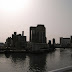 a morning of Fukuoka from a brigde.