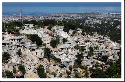 damaged neighborhoods