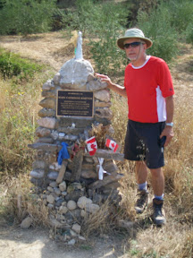 Louis Lamontagne sur le chemin de Compostelle