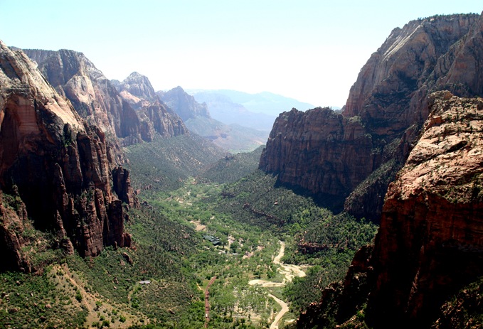 View from top of Angel's Landing