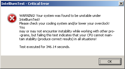 IntelBurnTest_v2.50_Critical_Error