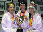 Kirsty, Ella and Rebecca - U13 Girls Team Gold, Gold for Rebecca, Silver for Ella