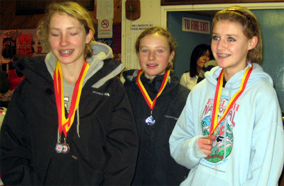 Lauren, Jocelyn and Christina - U15 Girls Team Silver, Bronze for Lauren