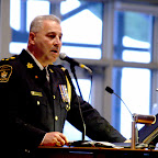 York Regional Police Chief Armand La Barge presenting his speech