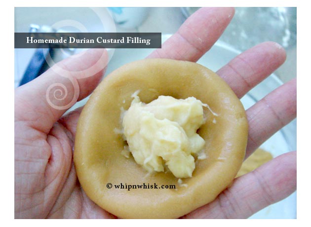 Homemade Durian Custard Filling Homemade Durian Custard Filling