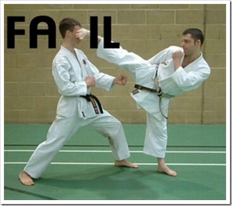 funny fail. Karate Fail