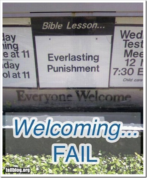 Welcoming Fail - Everlasting punishment.