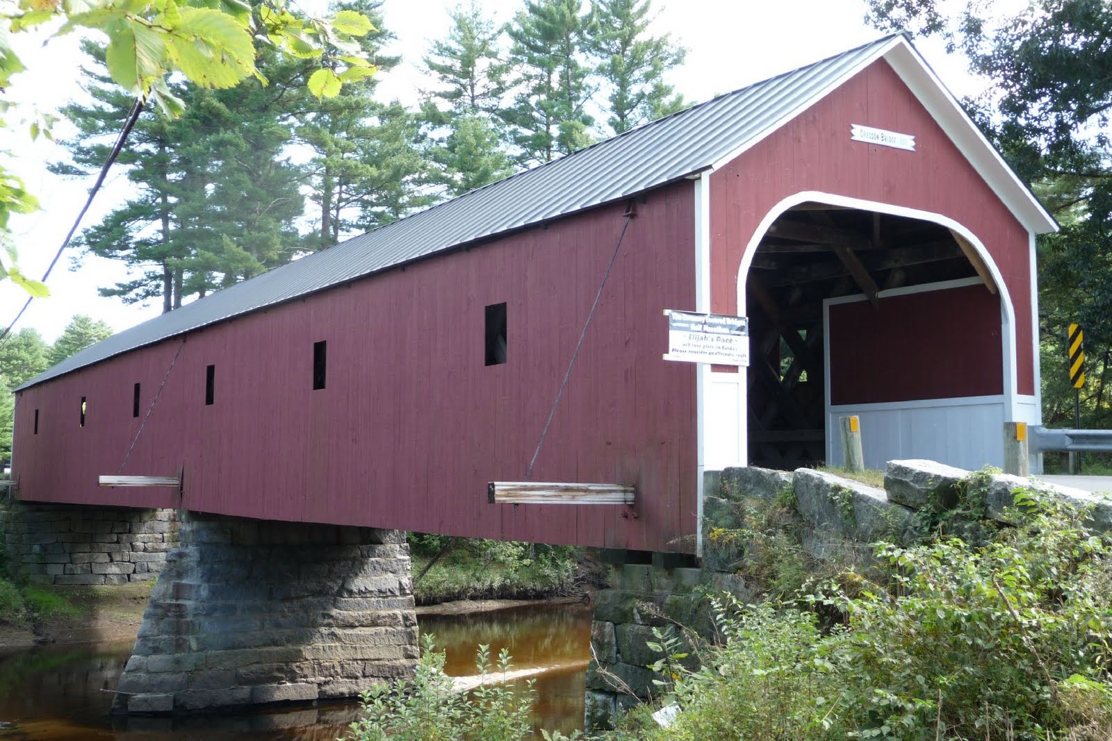 Swanzey Covered Bridges Half Marathon Run With Ken (the running